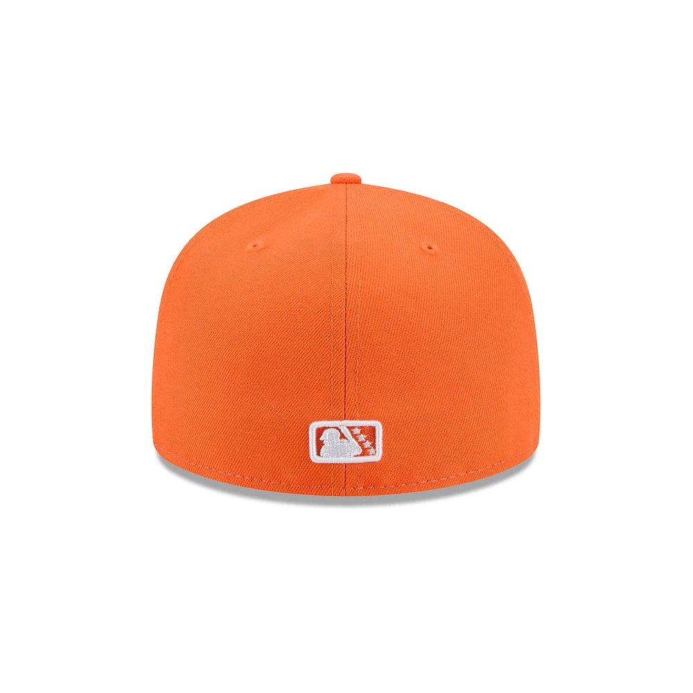 Casquette ajustée 59FIFTY blanche New Era Corpus Christi Hooks pour homme