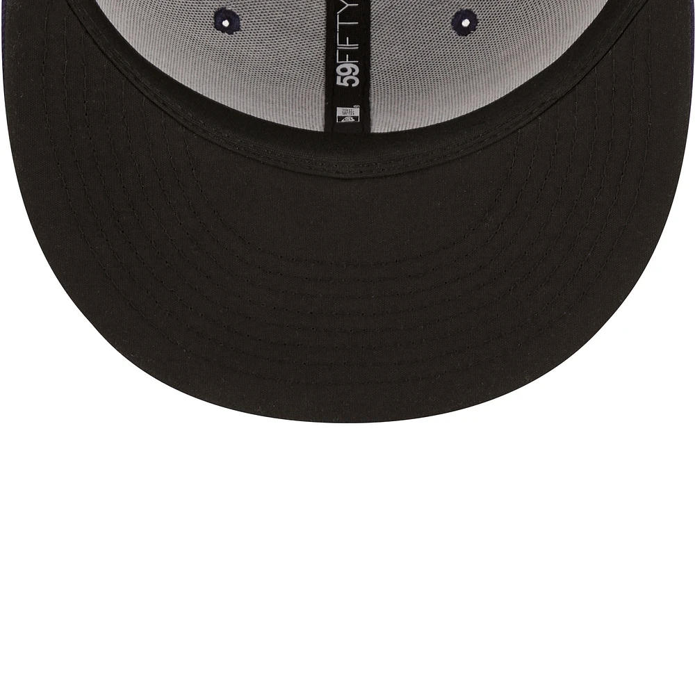 Casquette ajustée 59FIFTY pour homme bleu marine Corpus Christi Hooks Authentic Collection New Era