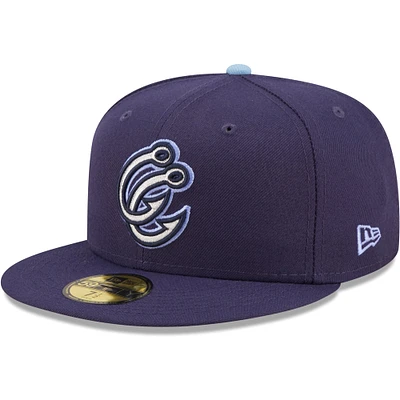 Casquette ajustée 59FIFTY pour homme bleu marine Corpus Christi Hooks Authentic Collection New Era