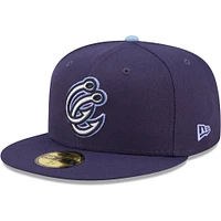 Casquette ajustée 59FIFTY pour homme bleu marine Corpus Christi Hooks Authentic Collection New Era