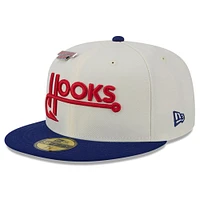 Casquette ajustée 59FIFTY New Era blanche Corpus Christi Hooks Big League Chew Original pour hommes