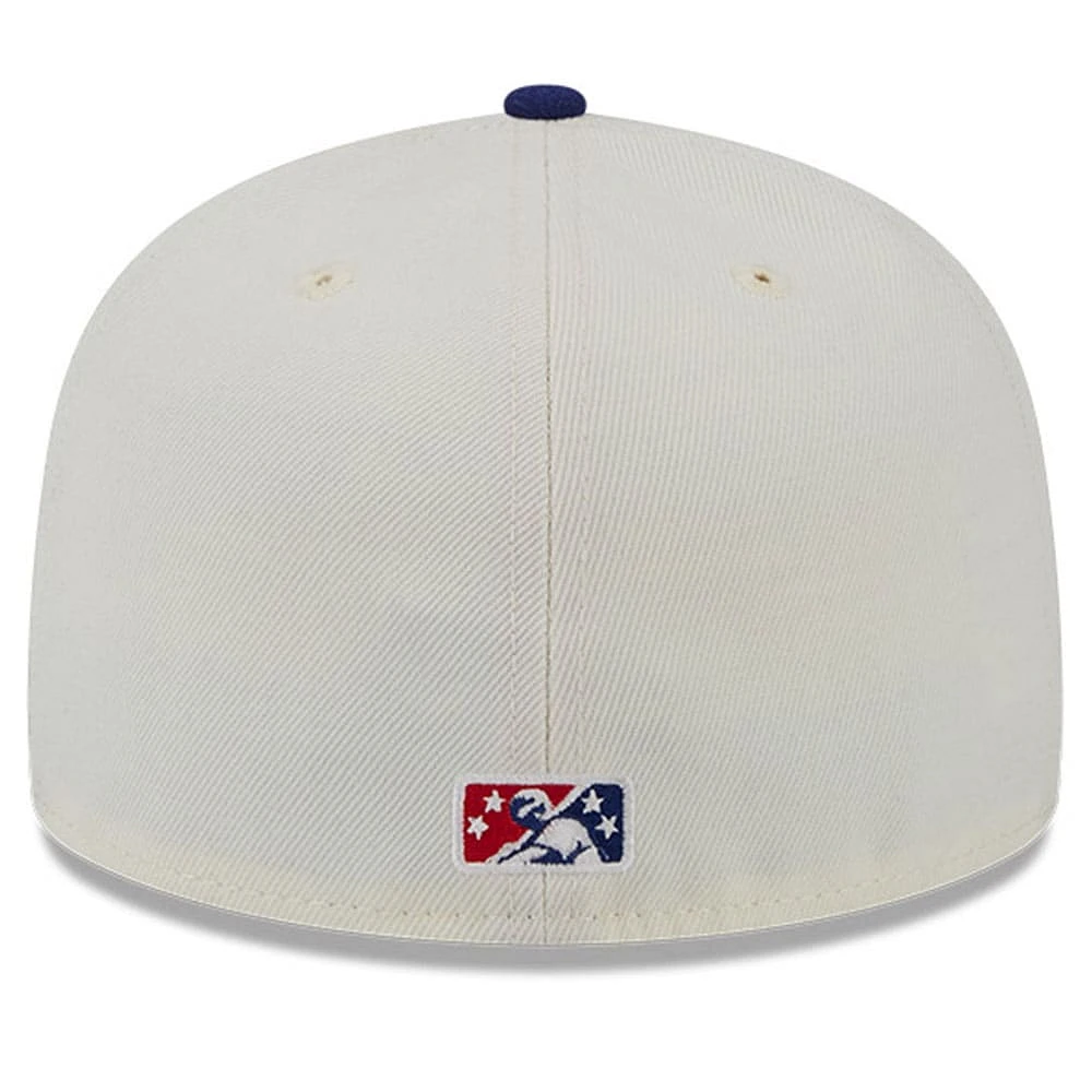 Casquette ajustée 59FIFTY New Era blanche Corpus Christi Hooks Big League Chew Original pour hommes