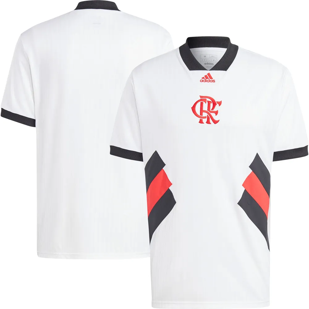 Con fecha de Monarquía romano Lids CR Flamengo adidas Football Icon Jersey - White | Brazos Mall