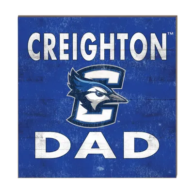 Creighton Bluejays 10'' x 10'' Dad Plaque