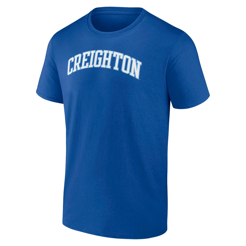 T-shirt Fanatics Royal Creighton Bluejays pour homme avec nom de l'équipe