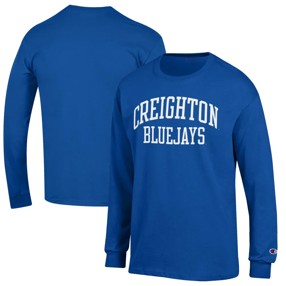 Lids Creighton Bluejays Champion Jersey Long Sleeve T-Shirt - Blue