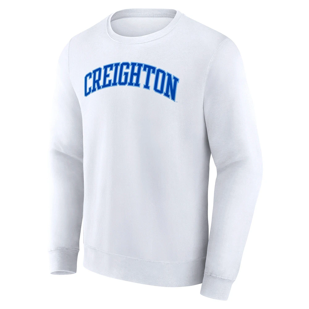 Sweat-shirt à capuche avec nom court pour homme Fanatics White Creighton Bluejays