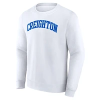 Sweat-shirt à capuche avec nom court pour homme Fanatics White Creighton Bluejays