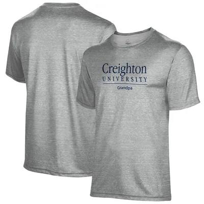 Creighton Bluejays Grandpa Name Drop T-Shirt - Gray