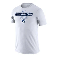 T-shirt Nike Creighton Bluejays 2023 On Court Bench blanc