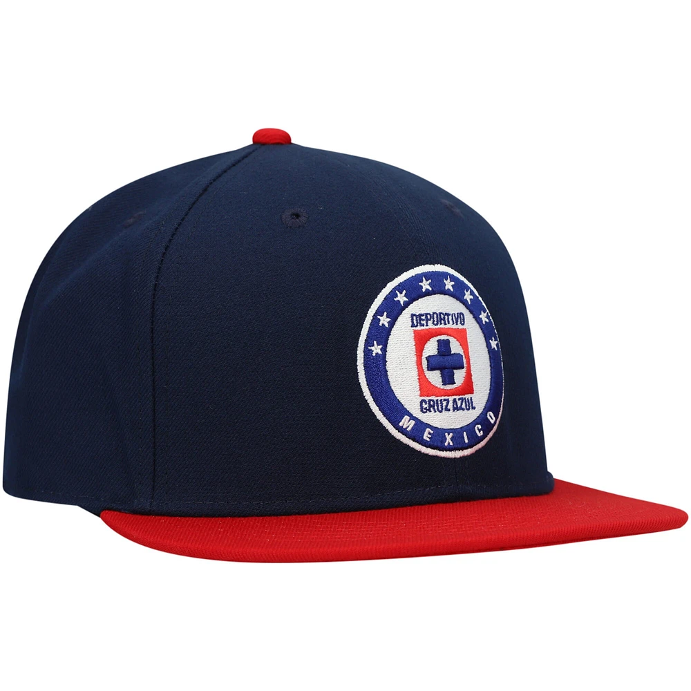 Casquette Homme Bleu Marine/Bordeaux Cruz Azul