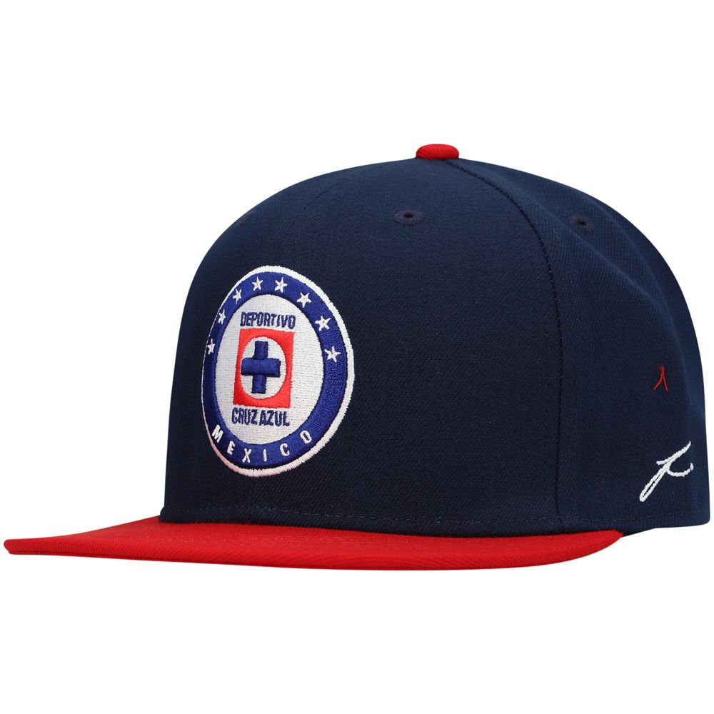 Men's Navy/Burgundy Cruz Azul Fitted Hat