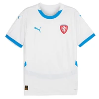 Men's Puma  White Czech Republic National Team 2024 Away Replica Jersey