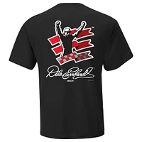 Men's Checkered Flag Sports  Black Dale Earnhardt Champions Wear T-Shirt