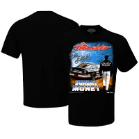 Men's Checkered Flag Sports  Black Dale Earnhardt Sunday Money T-Shirt