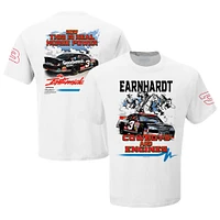 T-shirt à damier pour homme Dale Earnhardt Cowboys & Engines blanc