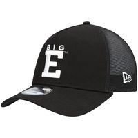 Men's New Era Black Dale Earnhardt Big E Legends 9FORTY A-Frame Trucker Snapback Hat