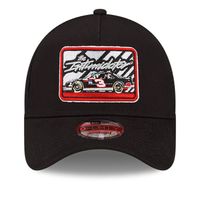 Men's New Era Black Dale Earnhardt Legends Intimidator 9FORTY A-Frame Trucker Snapback Adjustable Hat