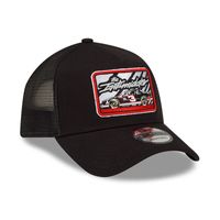 Men's New Era Black Dale Earnhardt Legends Intimidator 9FORTY A-Frame Trucker Snapback Adjustable Hat