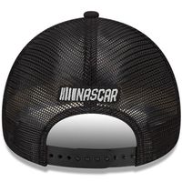 Men's New Era Black Dale Earnhardt Legends Intimidator 9FORTY A-Frame Trucker Snapback Adjustable Hat