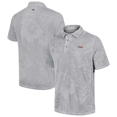 Polo Tommy Bahama gris Dale Earnhardt Santiago Paradise pour hommes