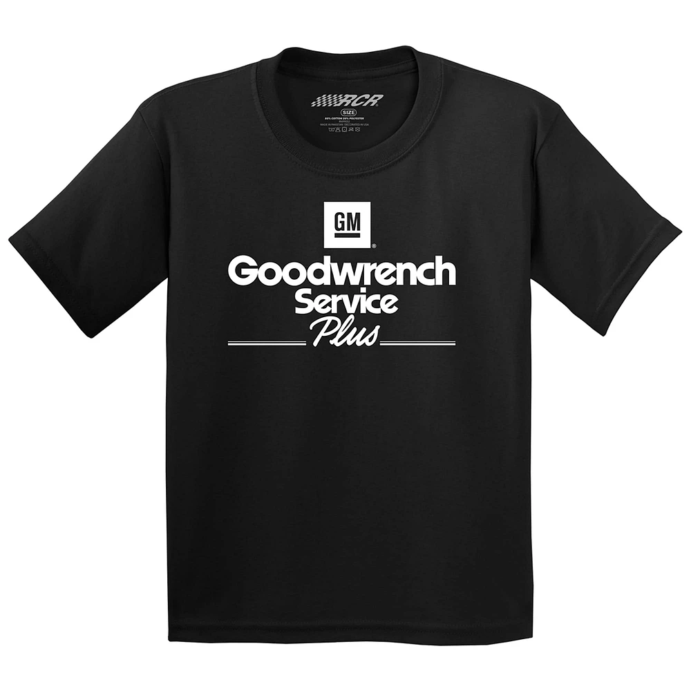 T-shirt de style vie noir Dale Earnhardt Goodwrench la collection Richard Childress Racing Team pour jeunes