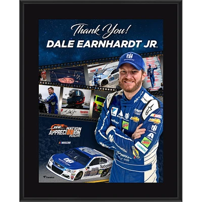 Dale Earnhardt Jr. 10.5" x 13" Thank You Dale Sublimated Plaque