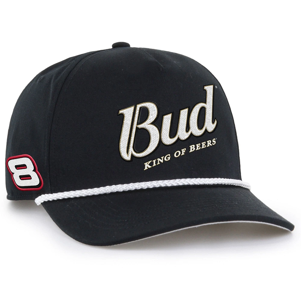 Men's '47 Black Dale Earnhardt Jr. Budweiser Rope Hitch Adjustable Hat