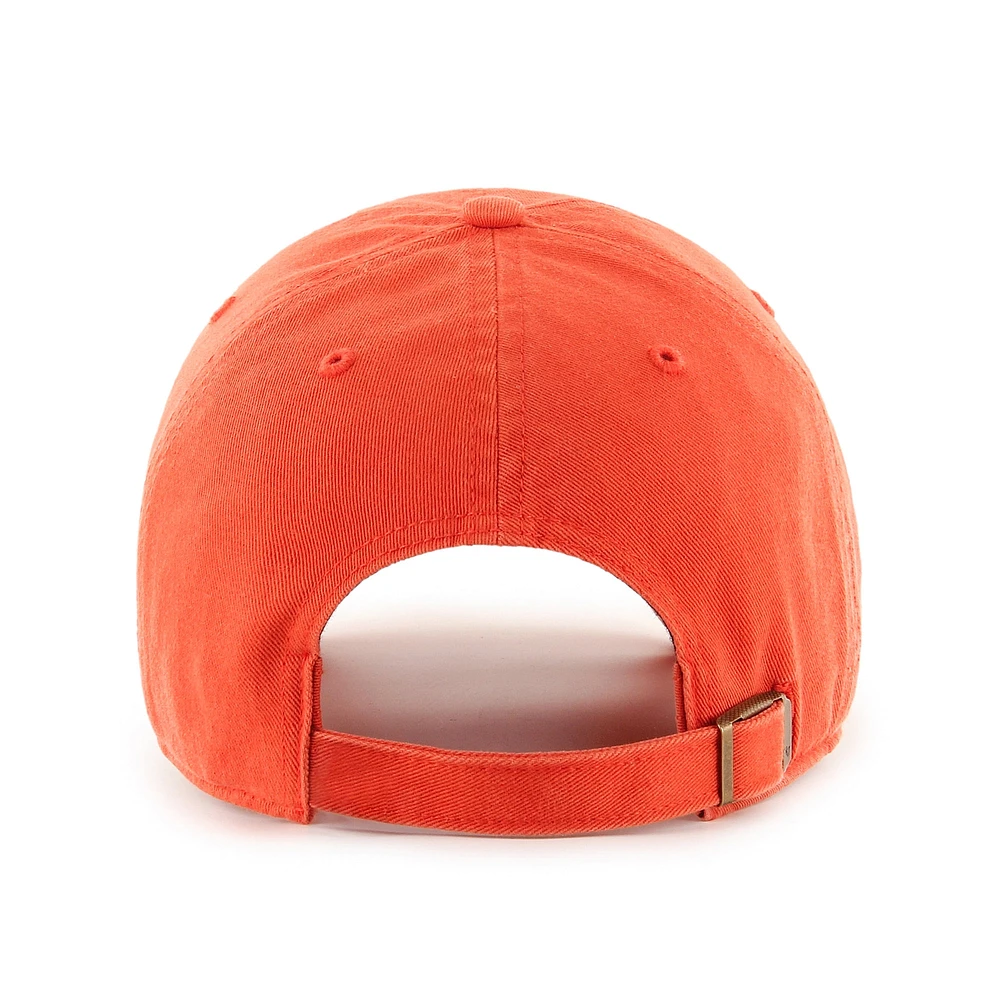 Men's '47  Orange Dale Earnhardt Jr.  Clean Up Adjustable Hat