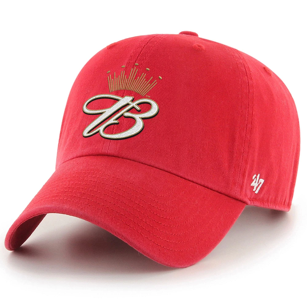 Men's '47 Red Dale Earnhardt Jr. Budweiser Sure Shot Clean Up Adjustable Hat