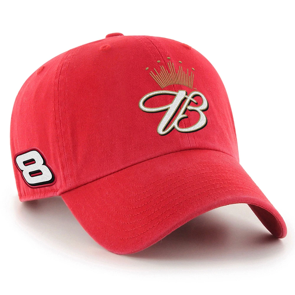 Casquette ajustable Budweiser Sure Shot Clean Up Red Dale Earnhardt Jr. pour homme '47