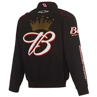 Veste en sergé à boutons-pression Dale Earnhardt Jr. Budweiser pour homme de JH Design