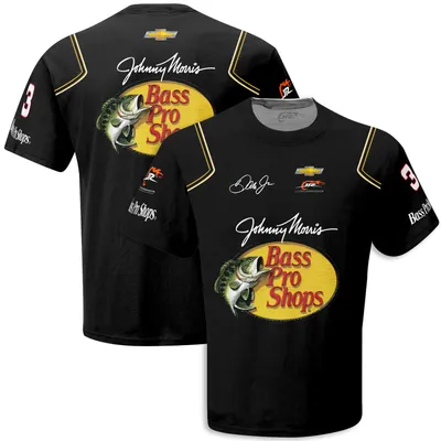 Dale Earnhardt Jr. JR Motorsports Official Team Apparel Bass Pro Shops Uniform T-Shirt - Black