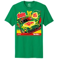 T-shirt officiel de l'équipe JR Motorsports pour homme, Kelly Green, Dale Earnhardt Jr. Sun Drop #8 Camaro