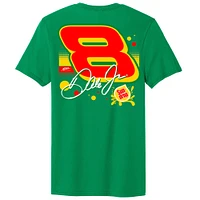 T-shirt officiel de l'équipe JR Motorsports pour homme, Kelly Green, Dale Earnhardt Jr. Sun Drop #8 Camaro