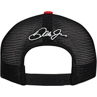 Vêtements officiels de l'équipe JR Motorsports pour hommes, casquette ajustable rouge/noire Dale Earnhardt Jr. Budweiser Big #8