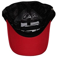 Vêtements officiels de l'équipe JR Motorsports pour hommes, casquette ajustable rouge/noire Dale Earnhardt Jr. Budweiser Big #8
