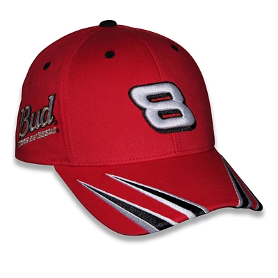 Men's JR Motorsports Official Team Apparel Red Dale Earnhardt Jr. Budweiser Element Adjustable Hat