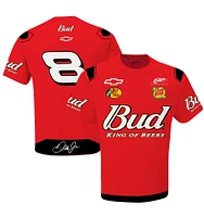 Men's JR Motorsports Official Team Apparel Red Dale Earnhardt Jr. Budweiser Uniform T-Shirt