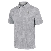 Men's Tommy Bahama Gray Dale Earnhardt Jr. Santiago Paradise Polo