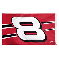 Drapeau de luxe recto verso WinCraft Dale Earnhardt Jr. King of Beers 3" x 5"