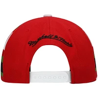 Men's Mitchell & Ness Red Dallas Burn Historic Logo Since '96 Jersey Hook Snapback Hat