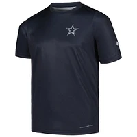 Youth Columbia Navy Dallas Cowboys Terminal Tackle Omni-Shade T-Shirt