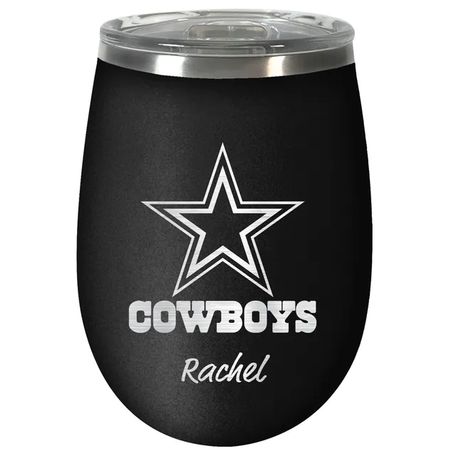 Black Dallas Cowboys 24oz. Personalized Stealth Travel Tumbler