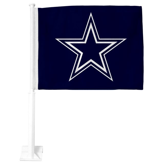 Drapeau de voiture recto-verso Premium Dallas Cowboys bleu