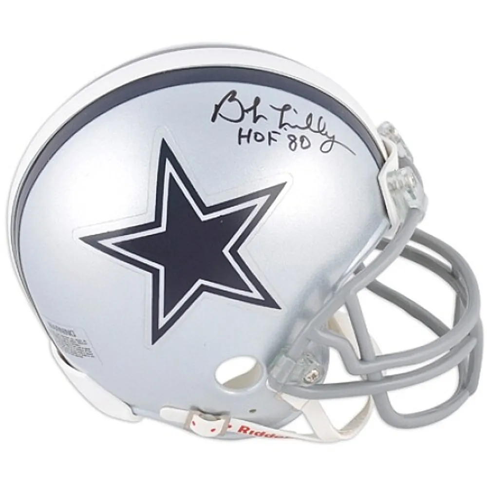 Riddell Randy White Dallas Cowboys Signed Mini Football Helmet