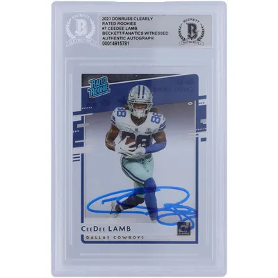 Lids Trevon Diggs Dallas Cowboys Autographed 2020 Panini Donruss