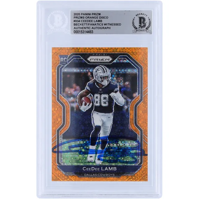 Lids CeeDee Lamb Dallas Cowboys Autographed 2020 Panini Chronicles Vertex  #V-12 Beckett Fanatics Witnessed Authenticated Rookie Card