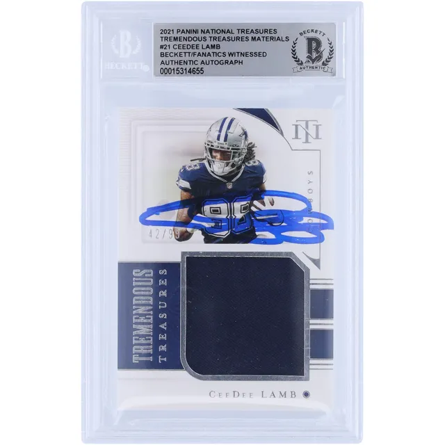 Autographed Dallas Cowboys CeeDee Lamb Fanatics Authentic