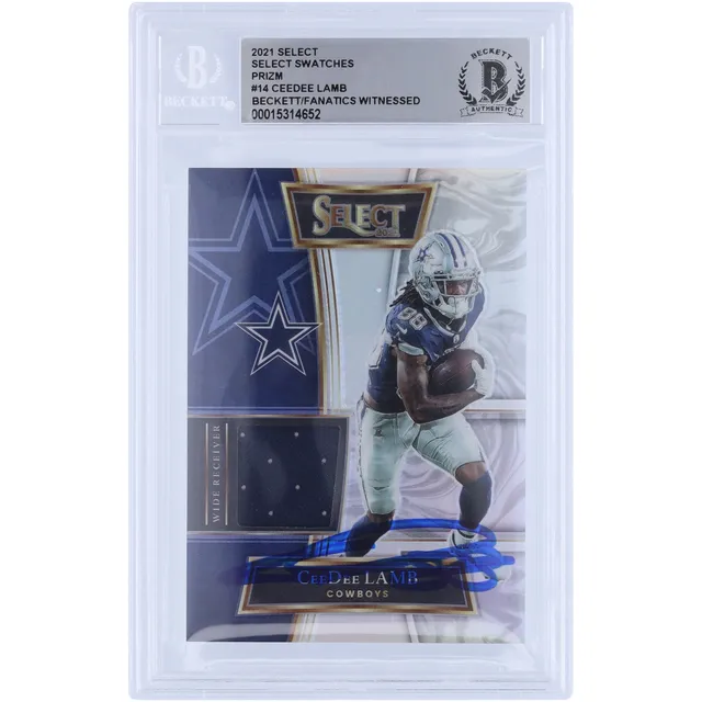 Lids CeeDee Lamb Dallas Cowboys Autographed 2020 Panini Spectra Next Era  Relic #NE-CL #93/199 Beckett Fanatics Witnessed Authenticated Rookie Card